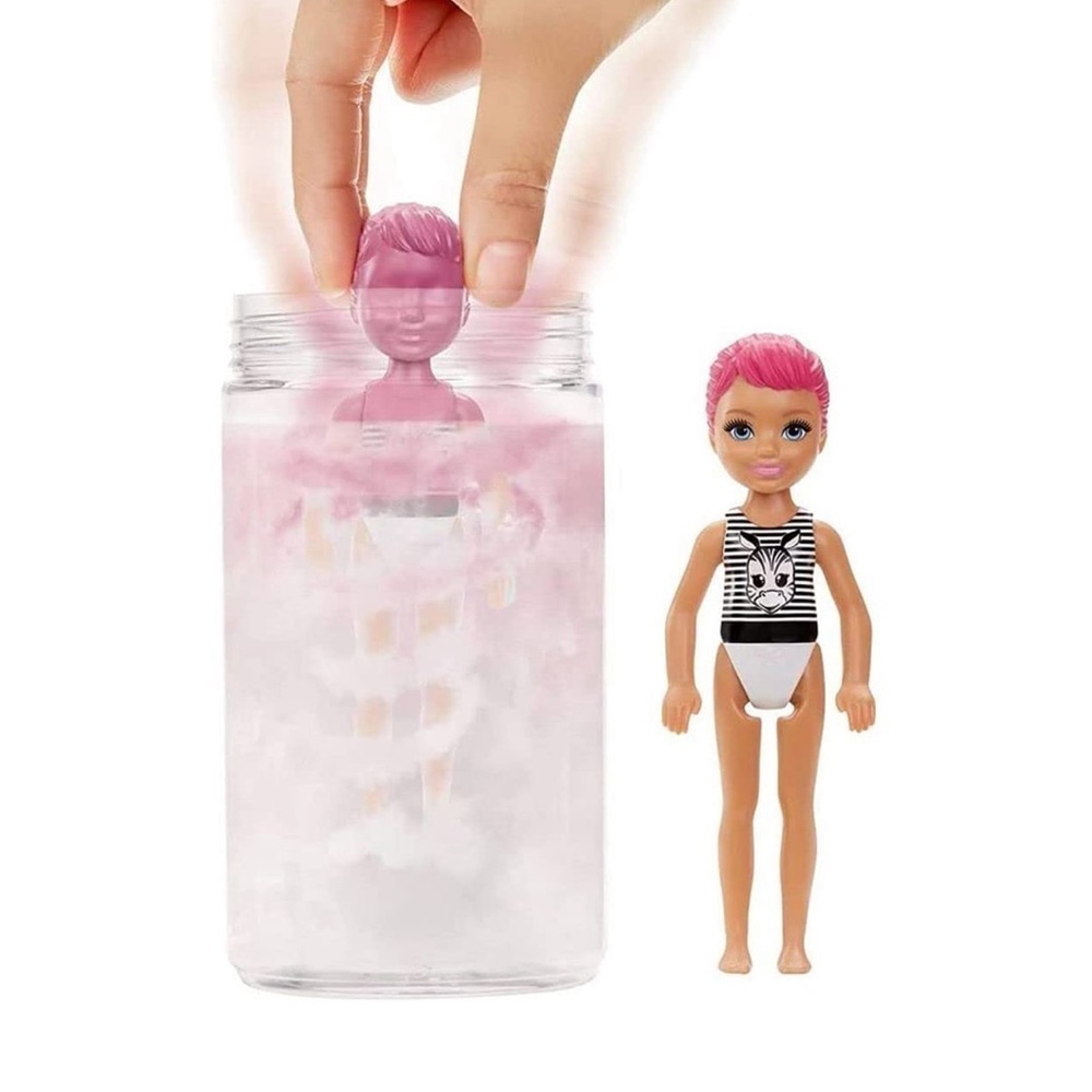 Barbie COLOR REVEAL COLOR BLOCK SERIES & SAND & SUN SERIES CHELSEA DOLLS - Picture 6 of 15